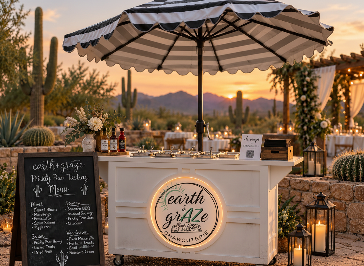 earth & grAZe charcuterie cart coming soon
